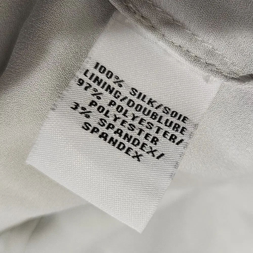 Diane Von Furstenberg Syrah Silk Blouse Size 4DVF Floral Rose Print Lined V-Neck - Picture 11 of 12